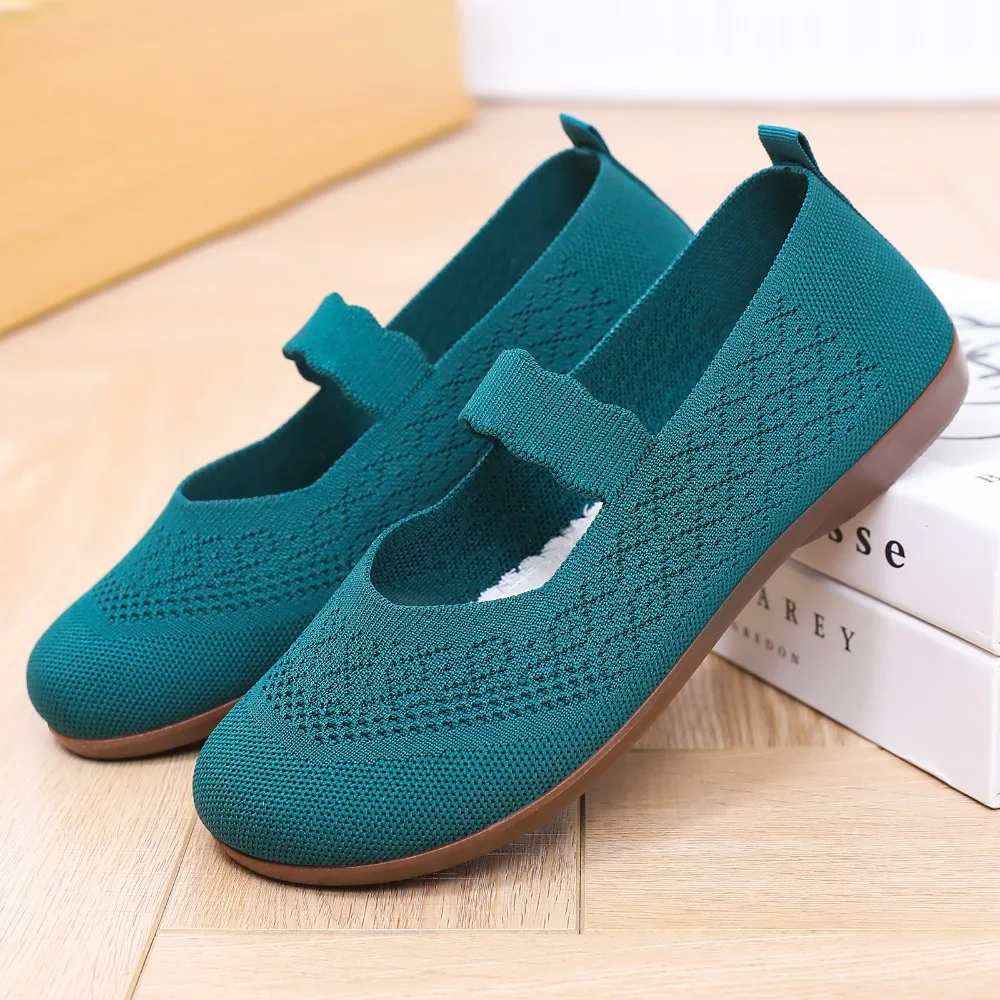 

Женские туфли 2026: Новинка весенней коллекции, универсальные, на плоской подошве, с мягкой и нескользящей подошвой, удобные, легко надеваемые, текстильные.