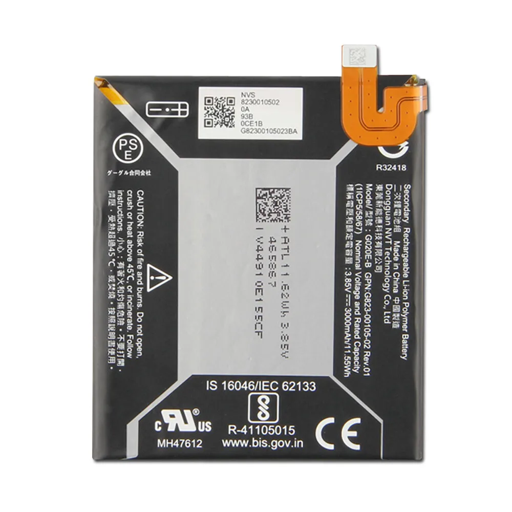 Original Replacement Battery G020E-B For Google Pixel 3A Pixel 3 Lite 3000mAh
