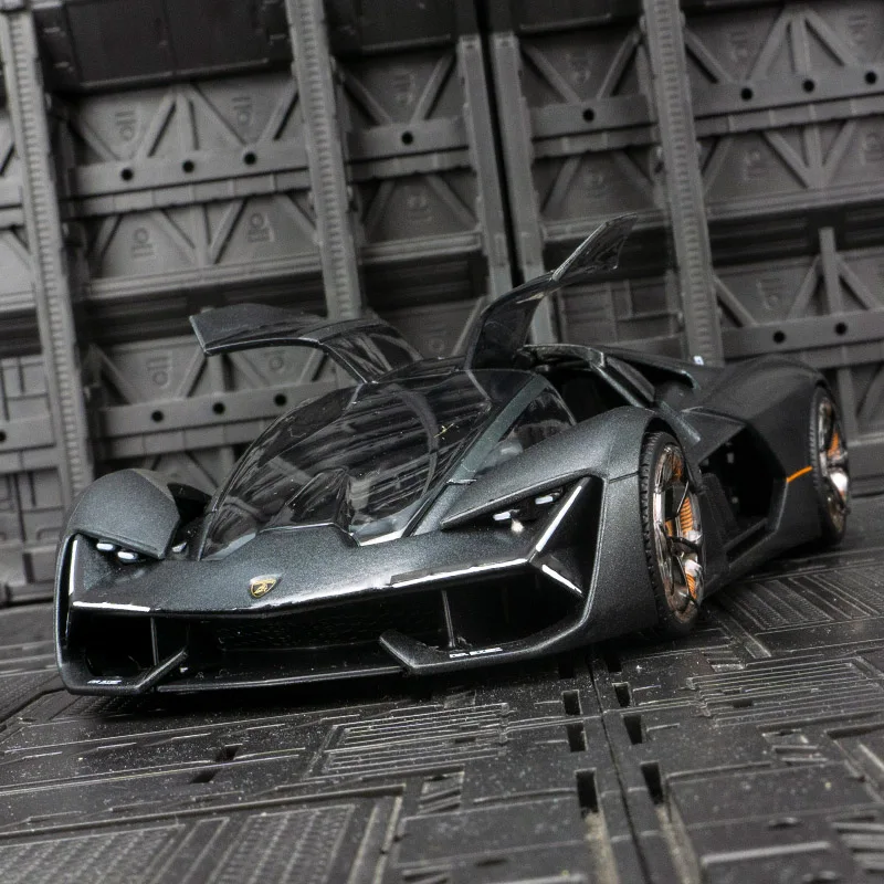 Bburago 1:24 Lamborghini Terzo Millennio Third Age Concept Car with two doors that can be opened rich in details, finely crafted