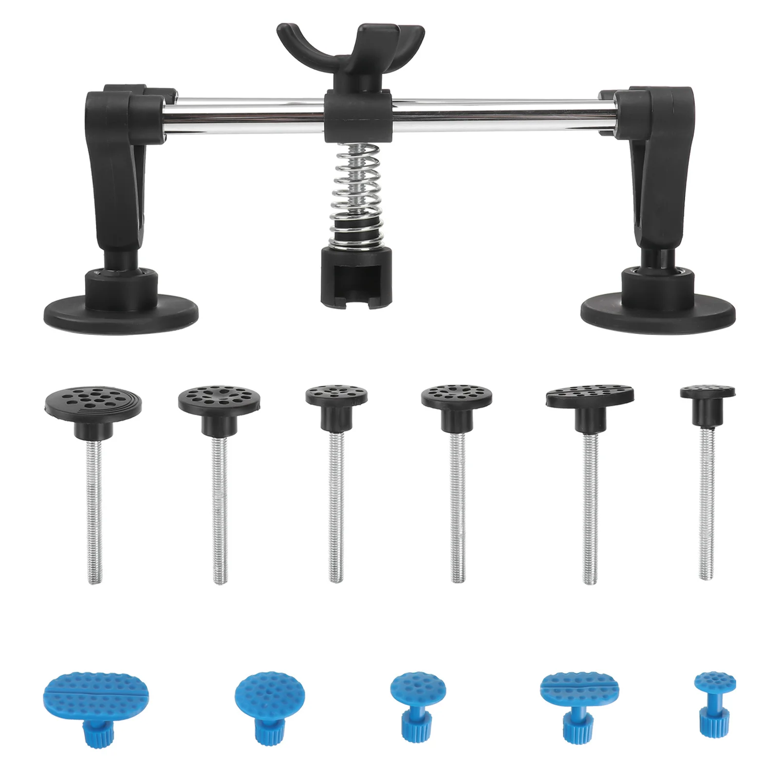 1 Set Double Pole Bridge Puller Tabs For Door Ding Hail Damage Auto Tool Kit Repair Tool