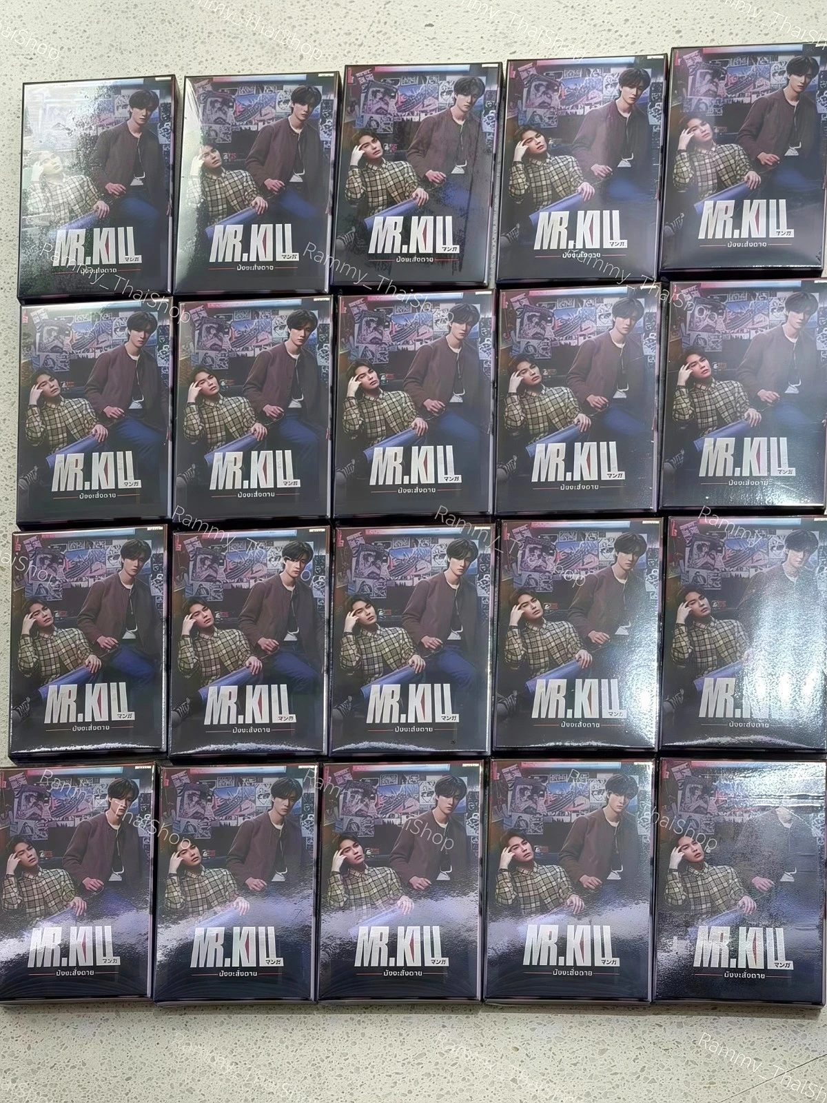 Official Pre-sale Thailand Star Dewtee Mr.Kill Novel Thai Version English Version Collectible Card Set