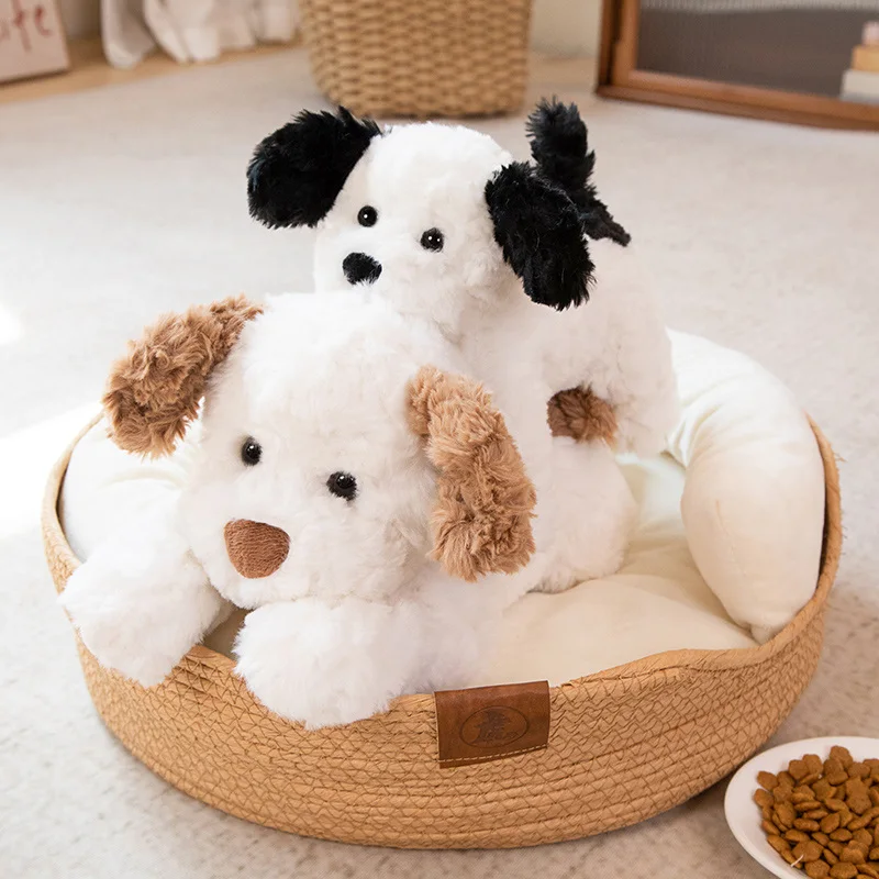 Hot 1pc 35cm/55cm Cute Puppy Plush Toy Stuffed Soft Animal Dog Doll Sleeping Pillow Cushion Christmas Birthday Gift For Kids