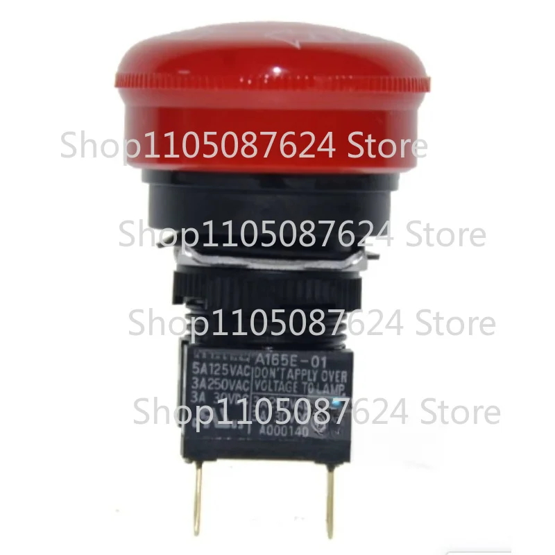 For OMRON Emergency Stop Button   A165E-S-01 A165E-S-02 30VDC 3A 5A for Safety Equipment