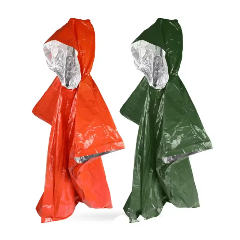 ISURE MARINE Outdoor First Aid Raincoat Emergency Camping Hiking Mountain Climbing Outdoor Thermal Insulation Equipment