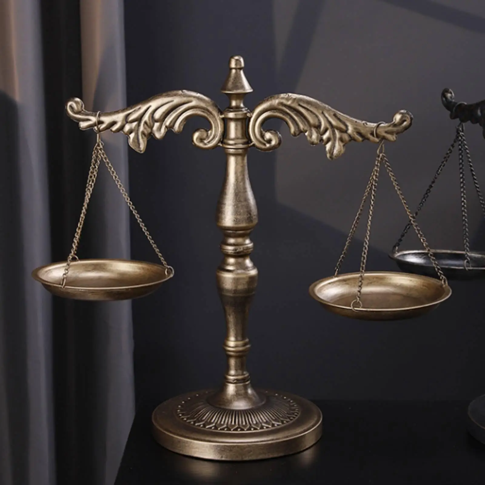 Balance Scale Vintage-Weighing Apparatus Scale Ornament Antique-Metal Decorative