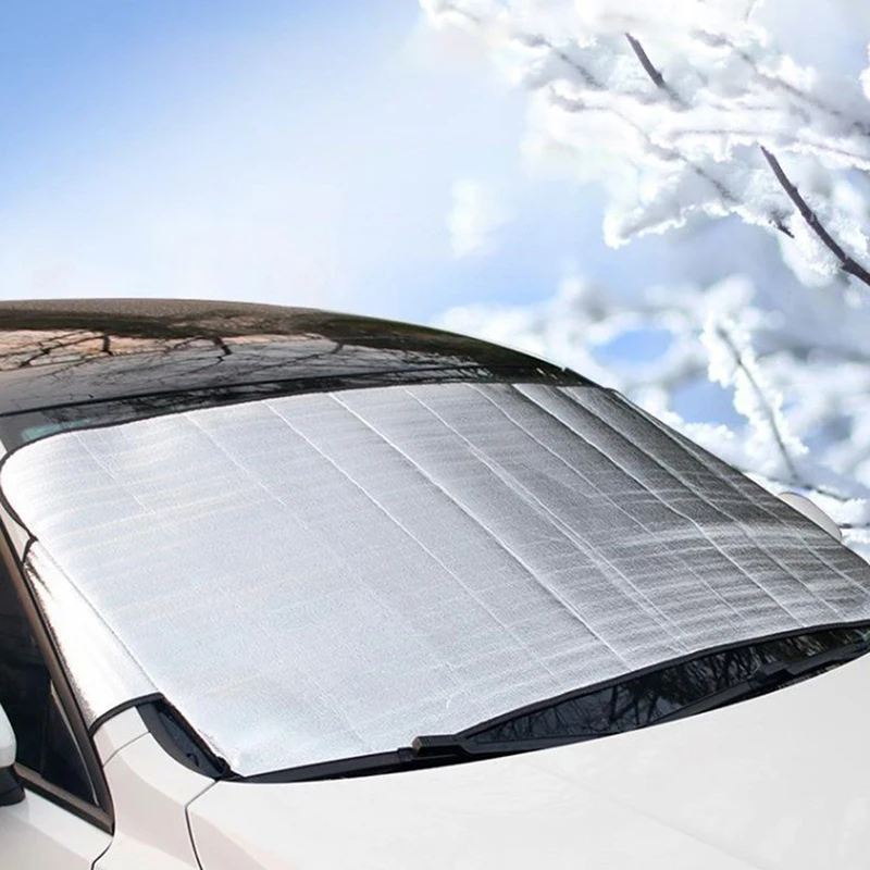 

Car Windshield Cover Winter Sun Snow Ice Cover Dustproof Anti-frost Anti-fog UV Protection Snow Cover Car Accessories