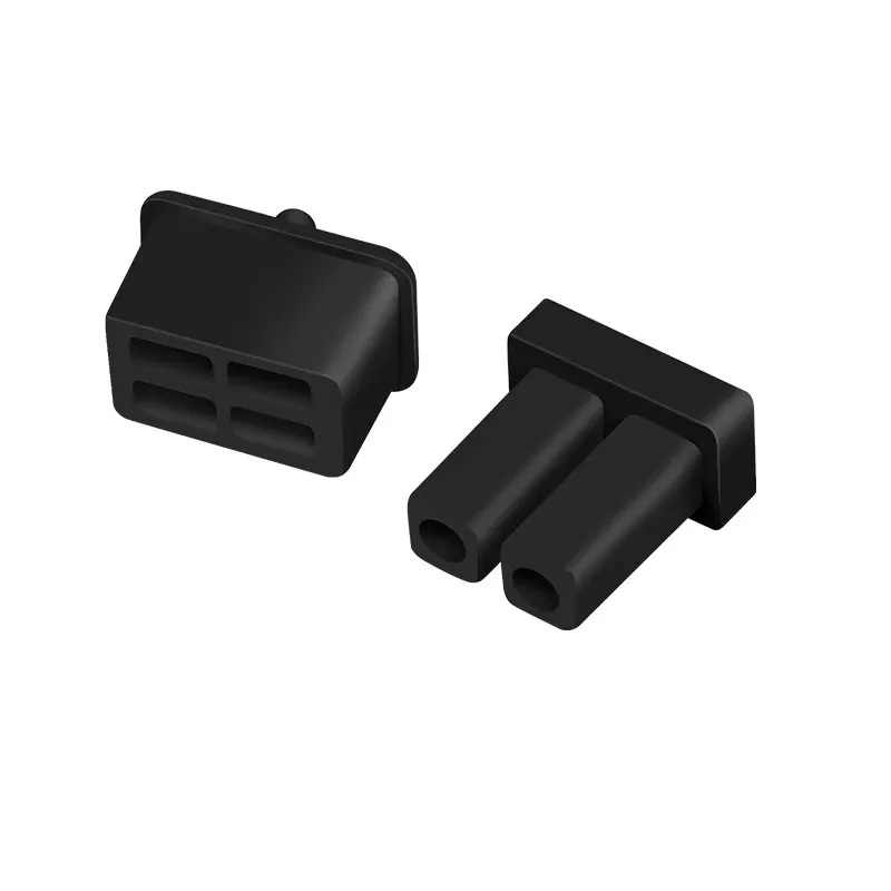YOUYSI 100pcs SFP Dust Cap for SFP Transcever Switch Port Black Silicone SFP / XFP LC Duplex Plug