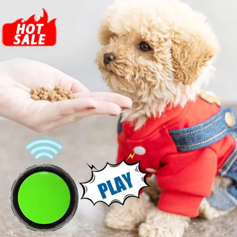 Recordable Dog Training Buttons Pet Talking Toys Interactive Toys Speech Buttons Toys for Pet Interactive Dog Whistle  Vibrator