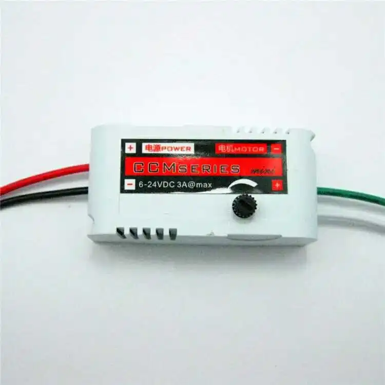 

5 шт. регулятор двигателя постоянного тока Micro PWM 6V12V24V универсальный 3A небольшой пластиковый корпус CCM
