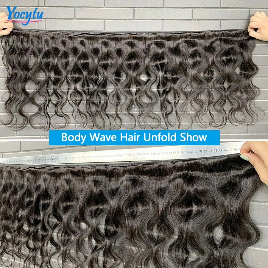 20 22 24 Tissage Humain Hair Body Wave Bundles Human Hair 12A Bouclé Meche Tissage Humain Hair YOCYTU 1/3/4 PCS Tissage Lot Brésilien Cheveux Naturels Humains Femme 100% Raw Hair Bundles Livraison 3 Jours France