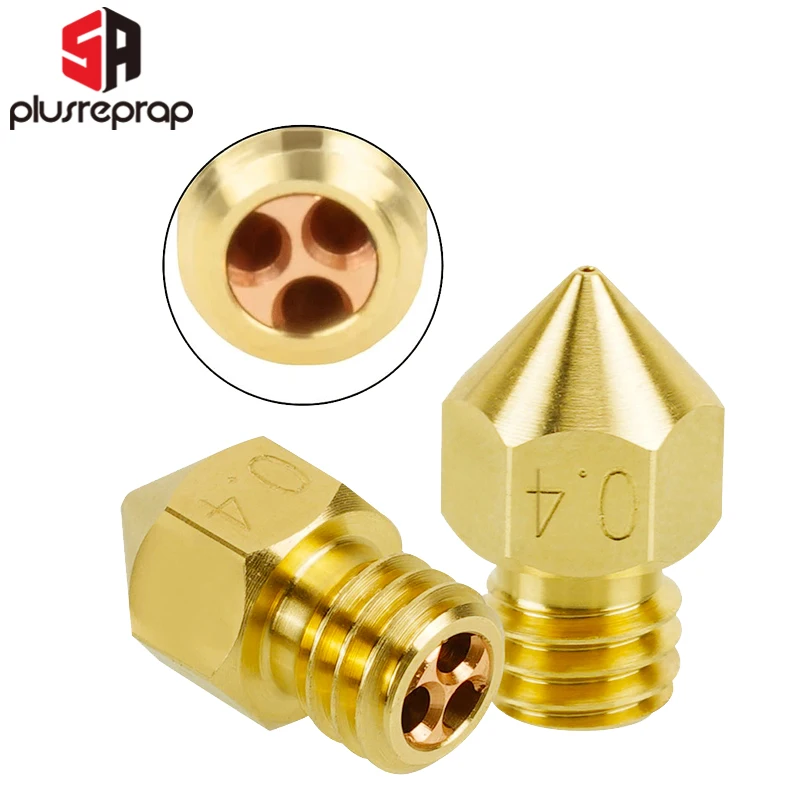 

New Clone CHTMK8 Ender-3 CR10 Nozzle Brass Copper High Flow Extruder Print Head Nozzle For 1.75mm Filament 3D Printer Parts