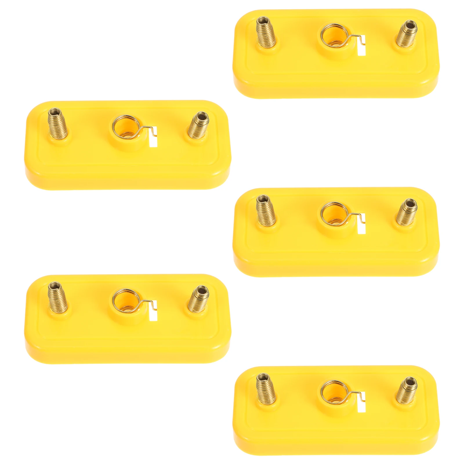 5pcs 미니 전구 홀더 과학 실험을위한 플라스틱 스프링 유형 라이트 소켓 베이스 전기 회로 Diy