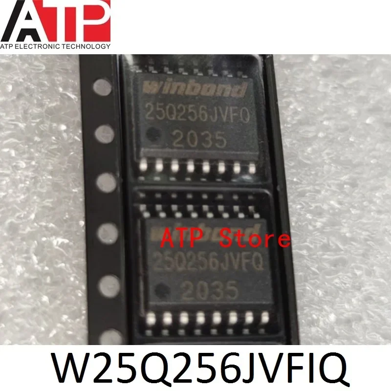 5-20PCS 100% New Original W25Q256JVFIQ W25Q256JVFQ 25Q256JVFQ SOP-16 Flash Memory Chip IC 256MBIT