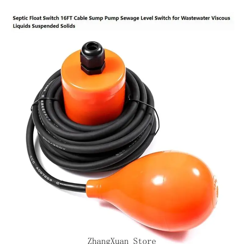 1 Set Cable Float Level Component with Weight and Fastening Nut 3XUF