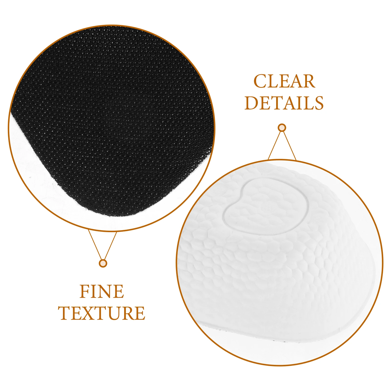 

Heightening Insoles 35cm Black Shoe Pads Heel Booster Lightweight Durability Foot Care for Men