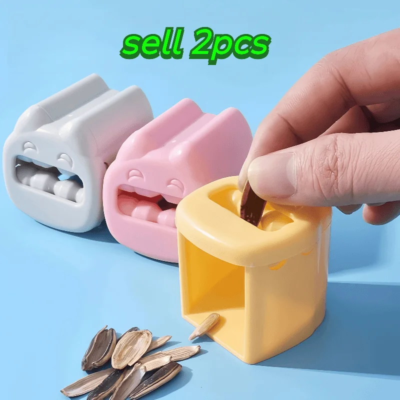 2pcs Easy-to-use Manual Sunflower Seed Sheller Kitchen Tool