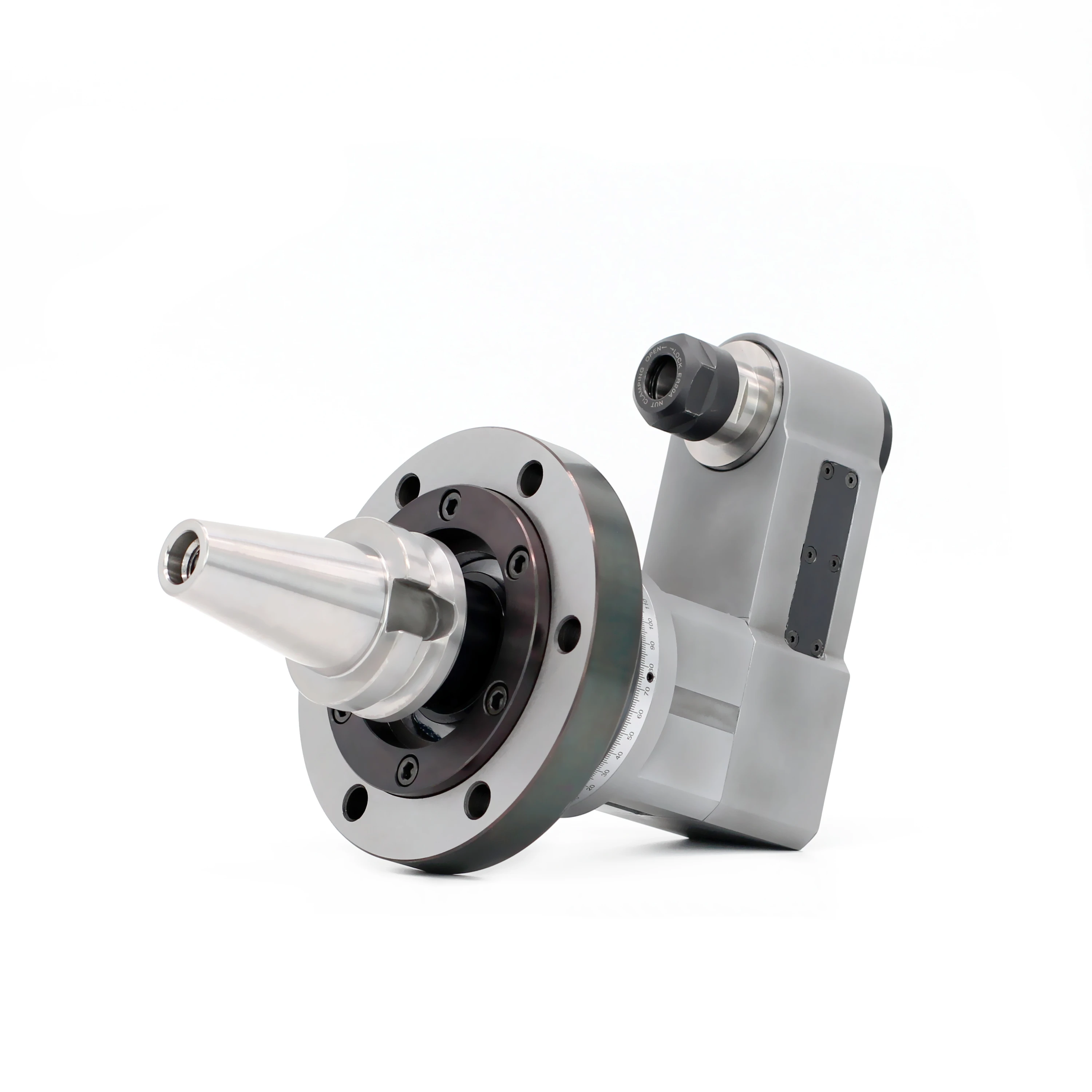 

2026 hot saleQEM Customized Non-Standard BT40 BT50 CAT40 CAT50 Side Milling Head Angle Head for Milling Machine