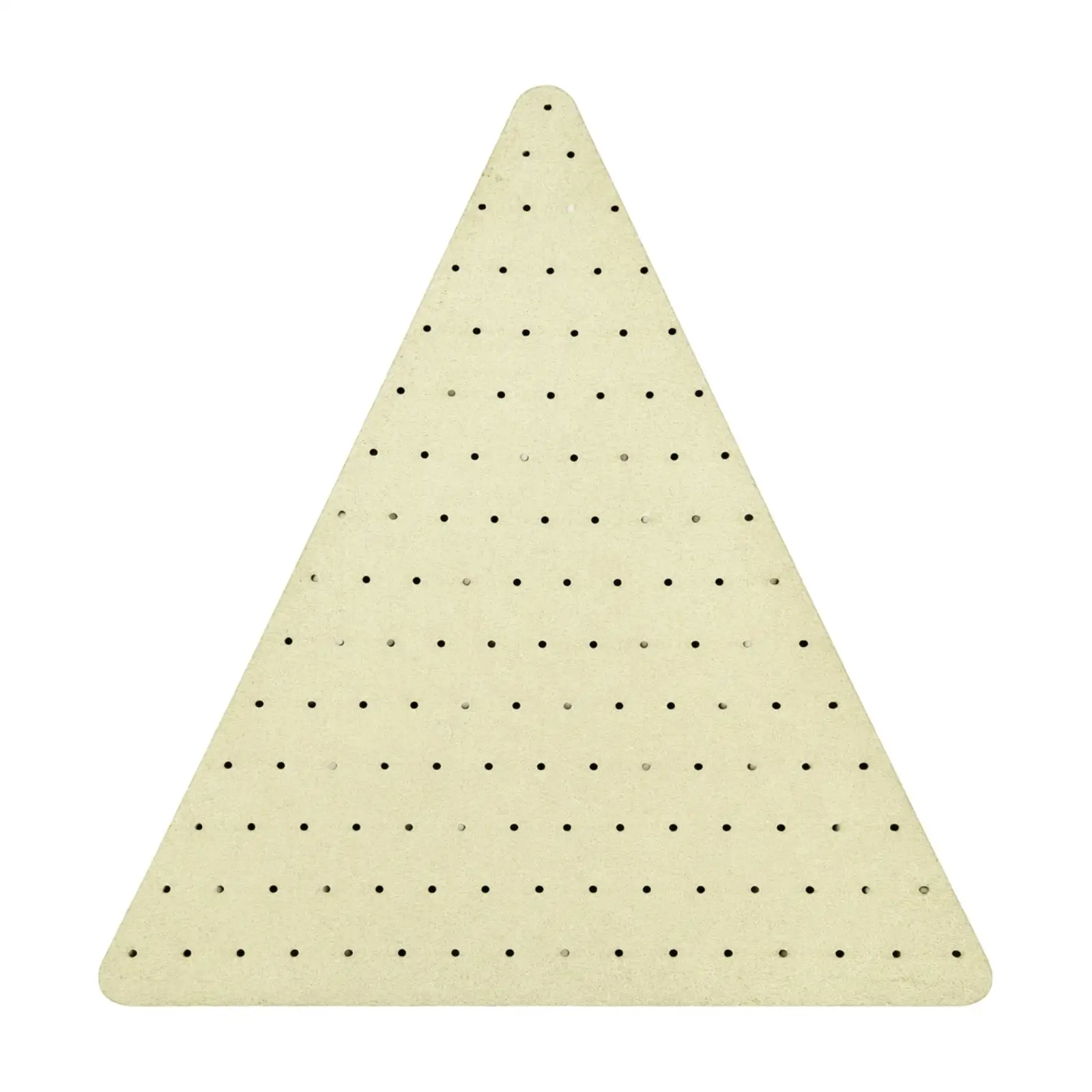 Wreath Board with Pre-Drilled Holes Perforated Triangular Wooden Wreath Board Customizable for Wall Hanging Decor, Valentine's