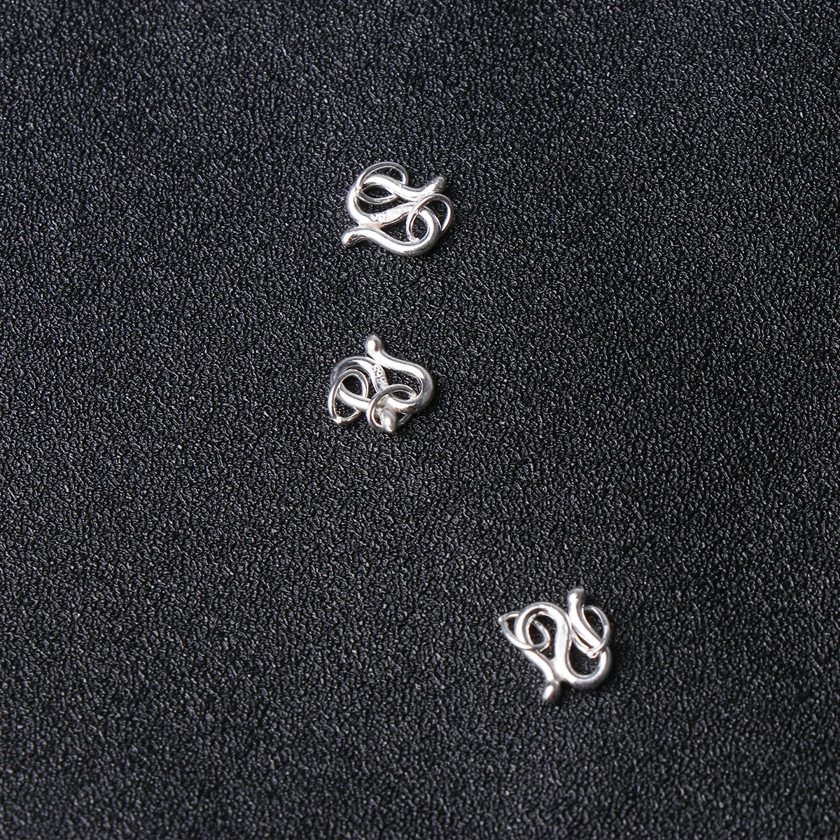 

3 Pcs Necklace S-buckle Chain Solid Clasps S-Hook Connector for Bracelet Jewelry