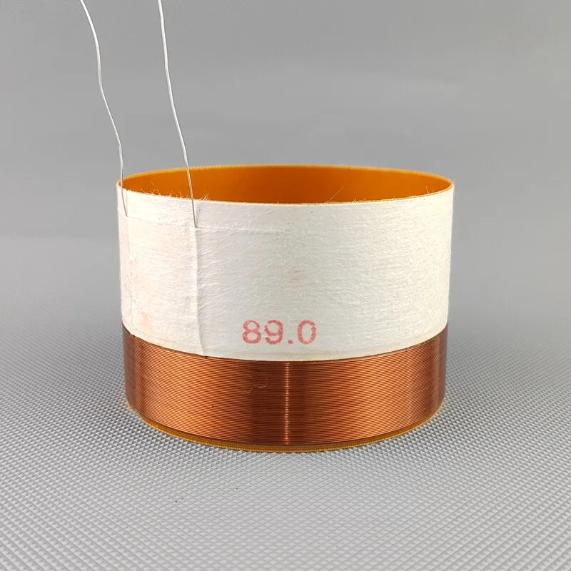 89mm 89-cone bass speaker cone with fiberglass frame, coils wound both inside and outside, 8 ohms