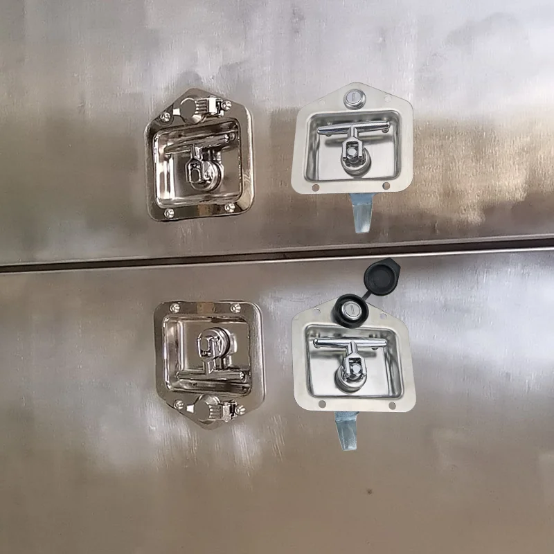 Heavy-Duty Stainless Steel T-Bolt Panel Locks for Engineering Vehicles Industrial Use Electrical Box Locks for Garage