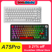 DrunkDeer A75 Pro HE Rapid Trigger Mechanical Keyboard,TKL Gaming Keyboards, Hyper Fast Magnetic Switch Keyboard,Compact 82 Keys