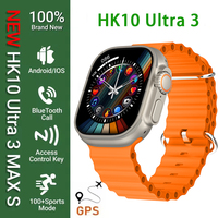 New Original 32G HK10 Ultra 3 Smartwatch Large Memory Album AMOLED Smart Watch Men GPS Sports Fitness Waterproof Watches Men