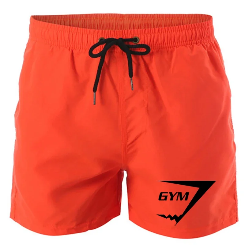 Pantalones cortos de natación de secado rápido para hombre, diseño de malla transpirable con cordón, surf, deportes acuáticos, playa, bañadores de verano