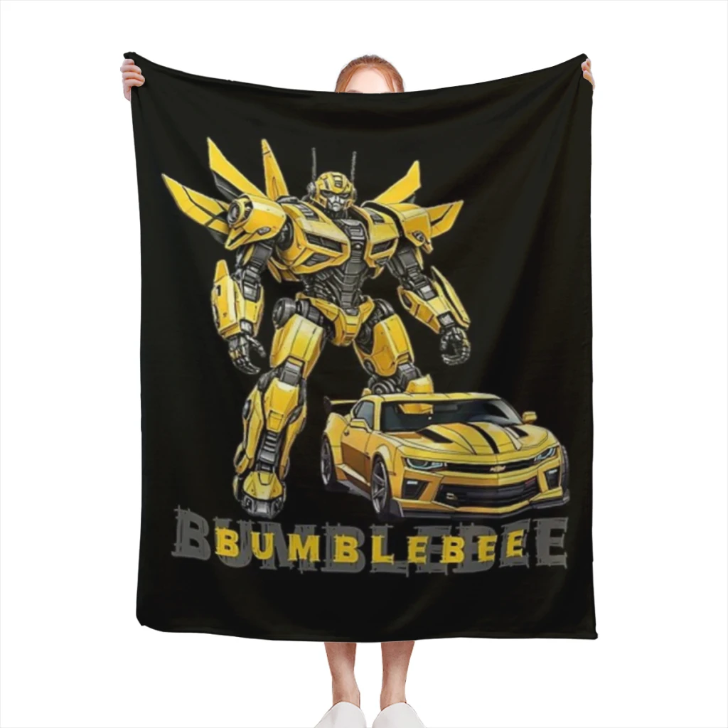 

Bumblebee Blanket Soft Throw Blanket for Home Bedroom Bed Sofa Picnic Travel Office Rest Cover Blanket Kids