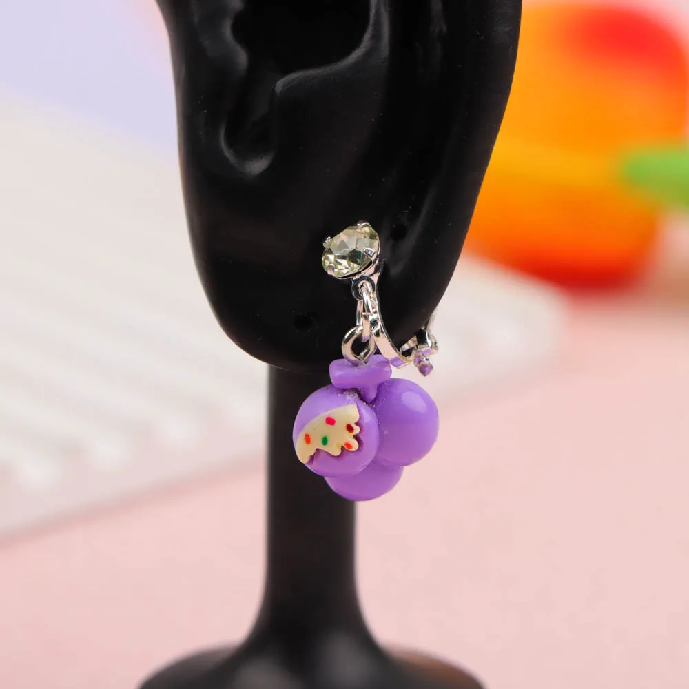 10/20 زوج/وحدة موضة لطيف مضحك سحر الحلو الفاكهة الفراولة أقراط للنساء مجوهرات يومية حفلة هدية اكسسوارات مزيج نمط #6