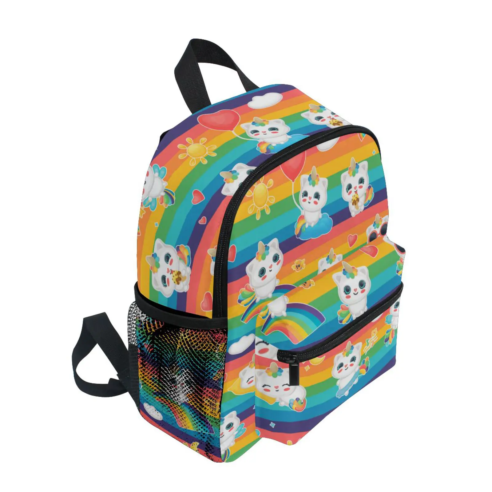 New School Bags For Girls Boys Kawaii Cartoon Cat Kids Backpack Kindergarten Primary School Bookbag Student kawaii   Backpacks