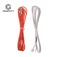 6*20 100K Thermistor 12V 40W Heating Rod Kit Single Ended Heating Pipeline Length of 1 Meter Suitable for Ender3 Cr-10 Ender3 V2