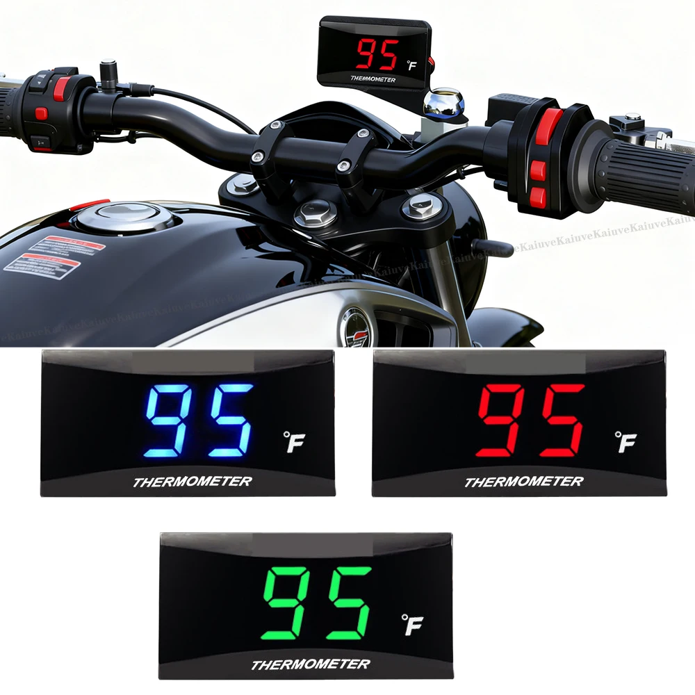 

KOSO Water Temperature Gauge Mini Meter Motorcycle Universal Thermometer For XMAX300 CB400 MT 07 09 Sensor Scooter Racing