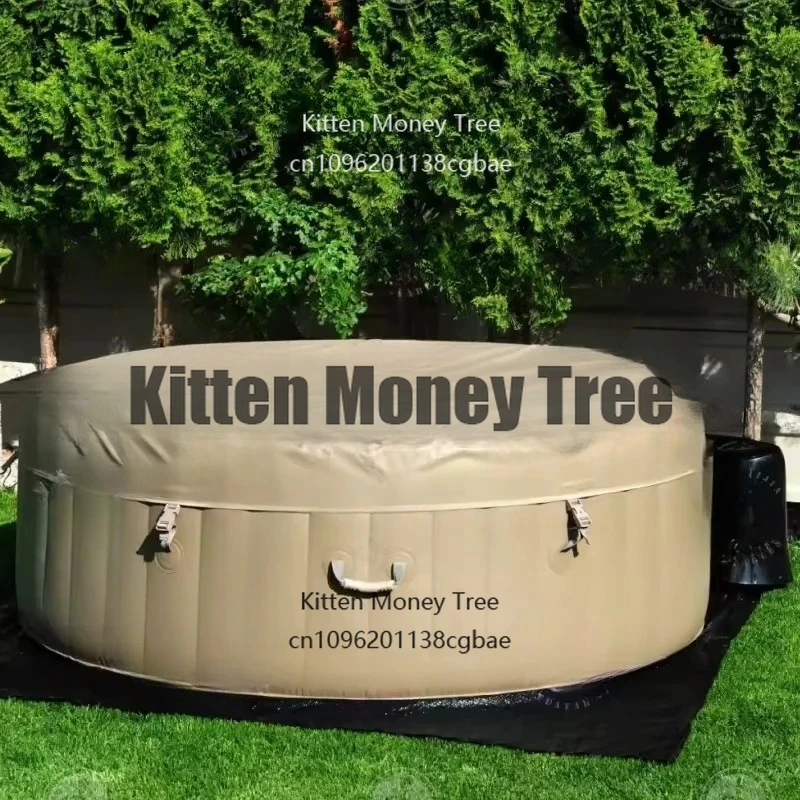 

Новый дизайн, круглый уличный массаж, джакузи, 4-6 человек, садовый отдых, надувная джакузи, спа, гидромассажная ванна