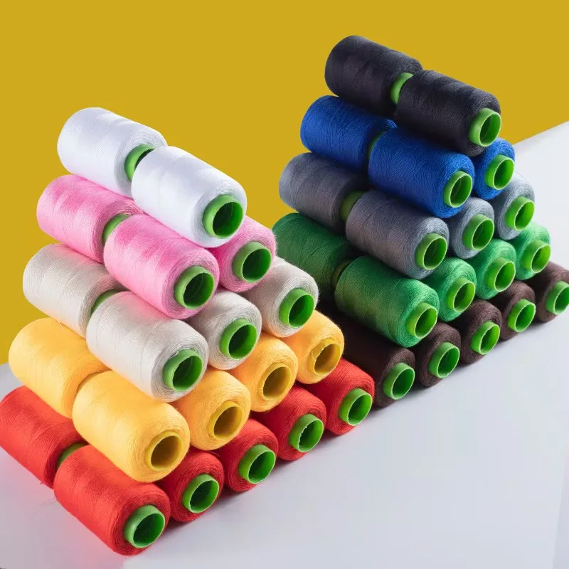 Hilo de coser de 8000 yardas, hilo de poliéster de alta resistencia para máquina de coser, adecuado para bricolaje, fabricación de prendas