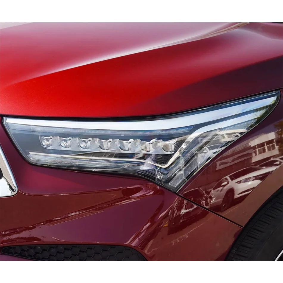 For Honda Acura RDX 2018 2019 2020 2021 2022 Car Accessory Products Polycarbonate High Gloss Fully Transparent Front Lamp Lens
