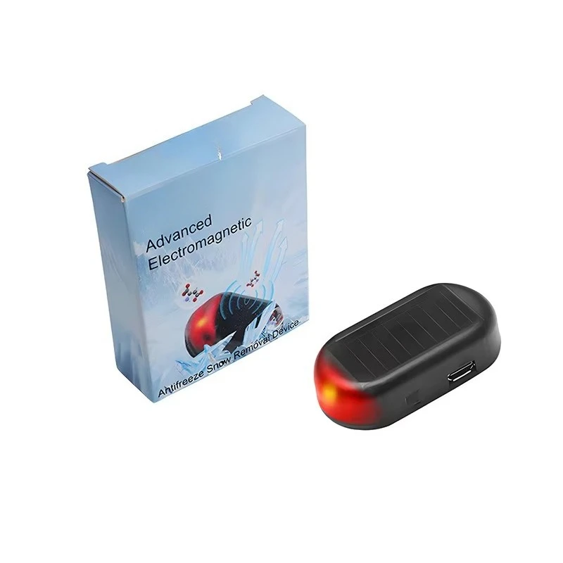 

Car window glass winter anti-ice and snow cover interferes with anti-freezing device