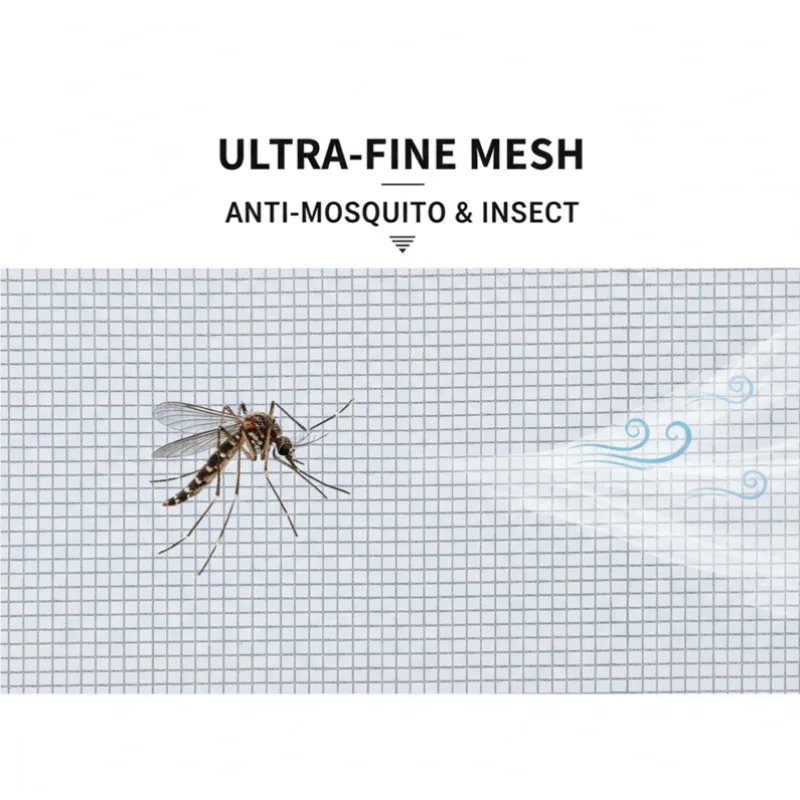 Custom DIY Window Screen, Nano PP Mesh for Mosquito Protection in Home, Farm, and Industry