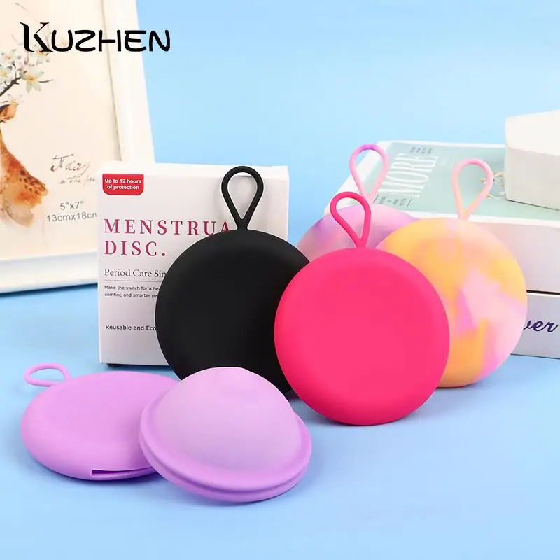 Silicone Menstrual Cup Menstrual Disc Set Women Health Care Period Menstrual Collector Extra-Thin Sterilizing Feminine Hygiene