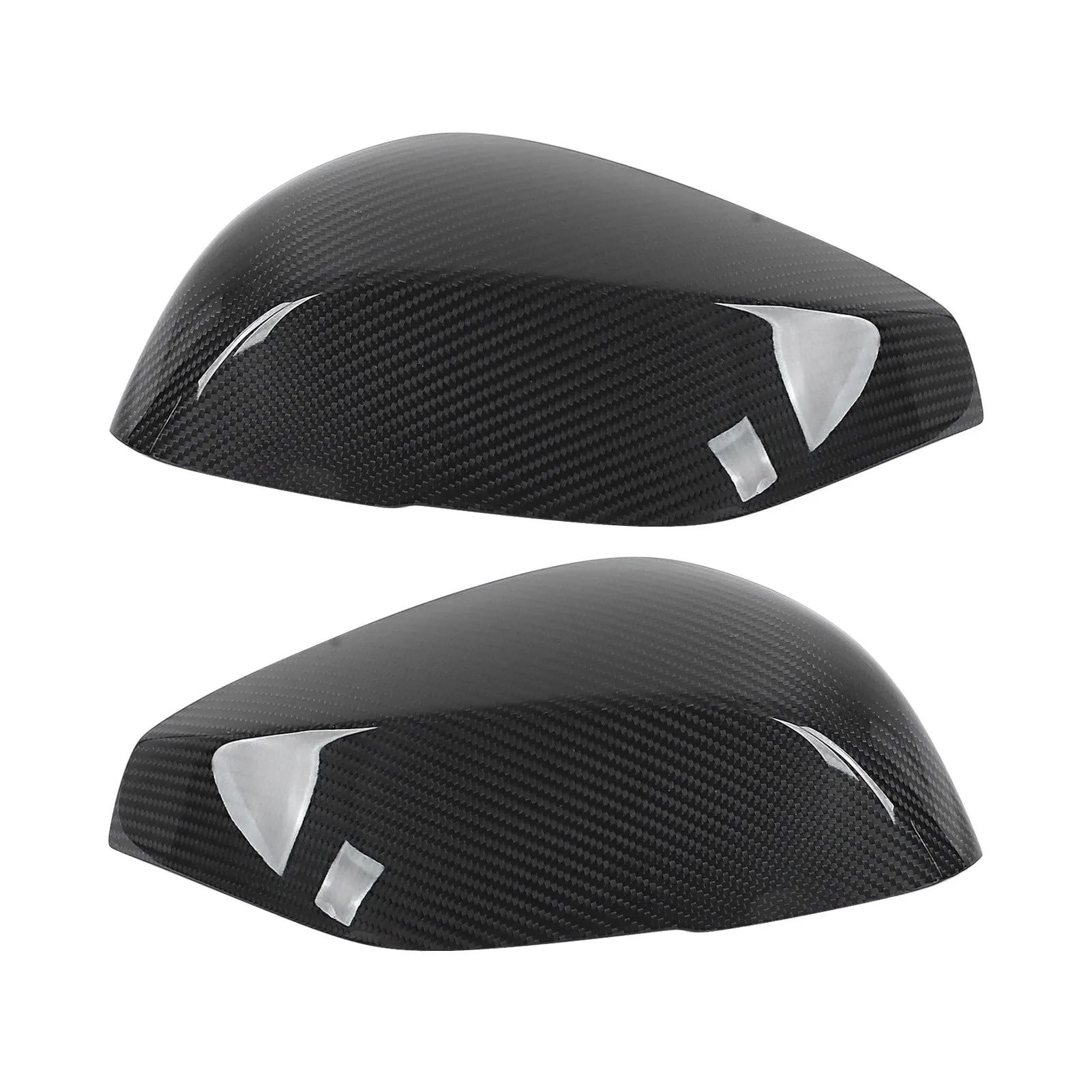 Чехлы на зеркала заднего вида — сухой материал из углеродного волокна, замена для Infiniti Q50 Q50S Q60 Q60S V37 CV37 2013-2021, улучшает
