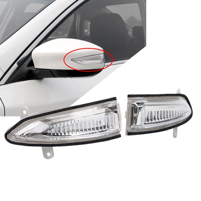 Car Rearview Mirror Turn Signal Light Left/Right Rear View Side Mirror LED Indicator Lamp For Nissan Teana Sentra Altima 13-19