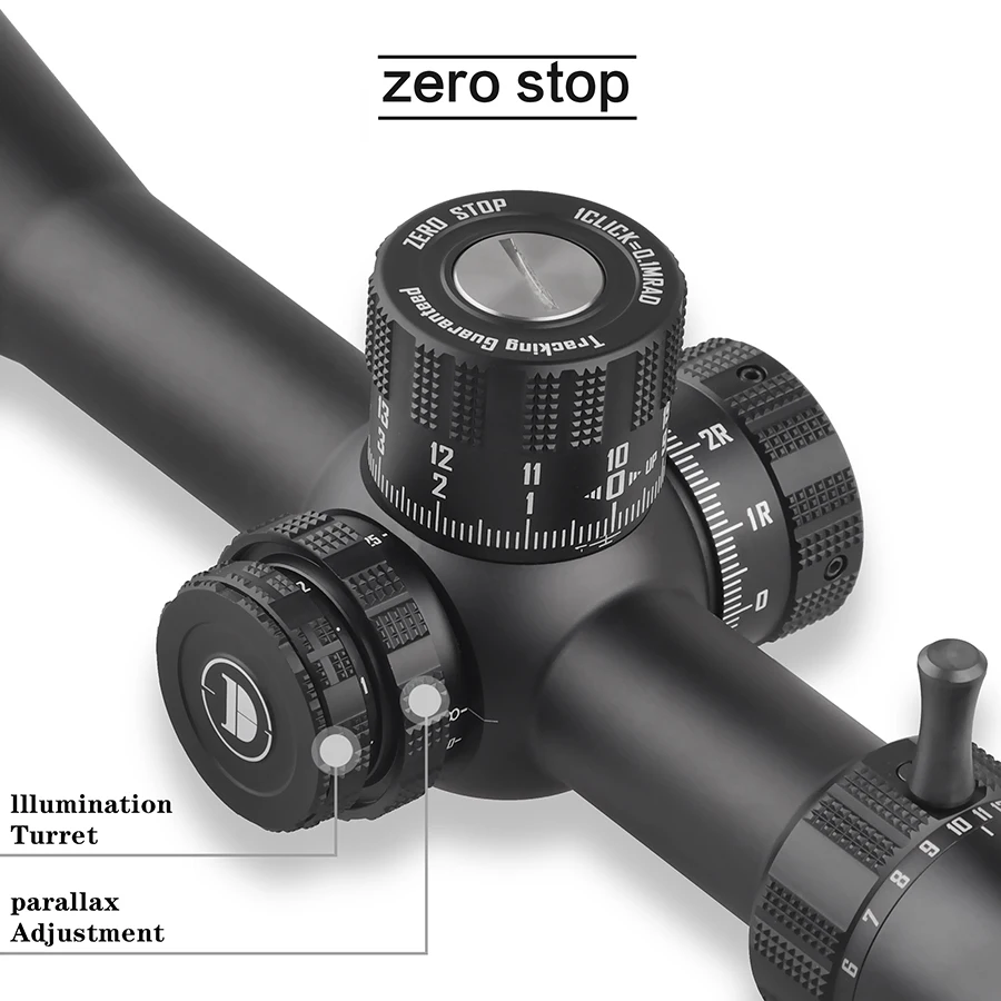 Imagem -04 - Discovery ed Genii 525x56 Visão Tática Iluminada Super hd Escopo à Prova de Choque Primeiro Plano Focal Importado Vidro Riflescope