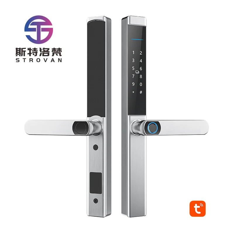 

STLF SOURCE PRICE Slim Sliding Door Lock Smart Tt Lock Wireless Electronic Keypad Fingerprint Smart Locks for Front Door