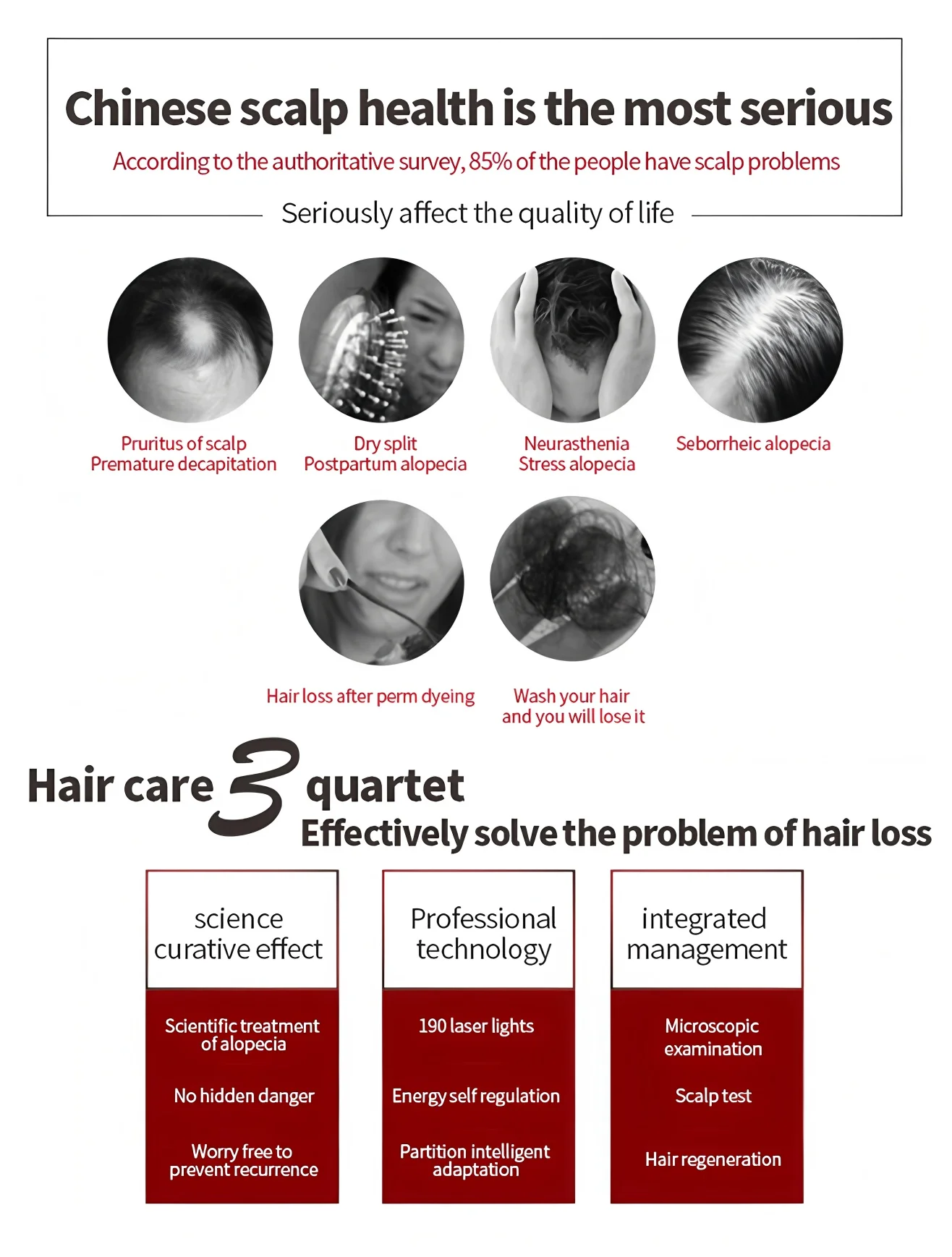 المهنية آلة نمو الشعر سبا فروة الرأس محلل التنظيف العميق الجمال الصحة إزالة الصباغ معدات شد الجلد لصالو #6