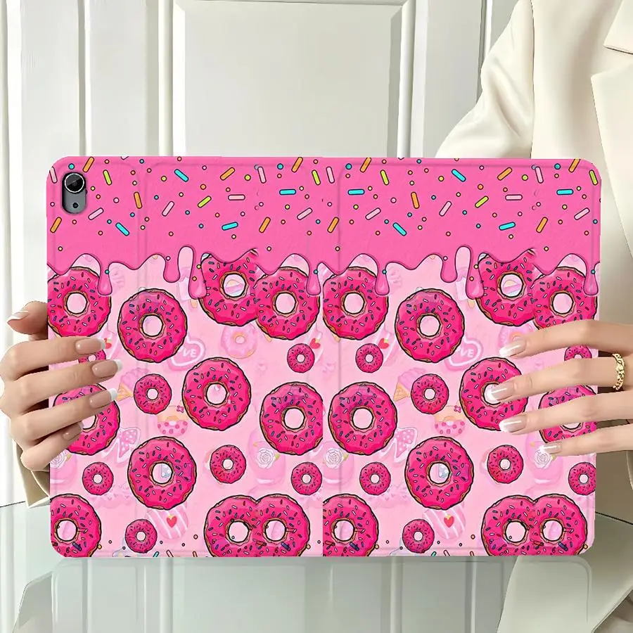 With Pencil Holder Case for Xiaomi Pad 5 6 7 8 Pro Redmi Pad SE K Pad 8.8 9.7 12.4 Inch Pad 6s Pro 7 Ultra S-Simpsons Donut