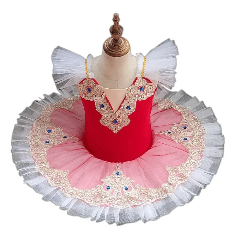 

New ballet dress colorful children's ballet fluffy skirt Tutu Dress girls' performance costumes Ballerina dancewear outfits