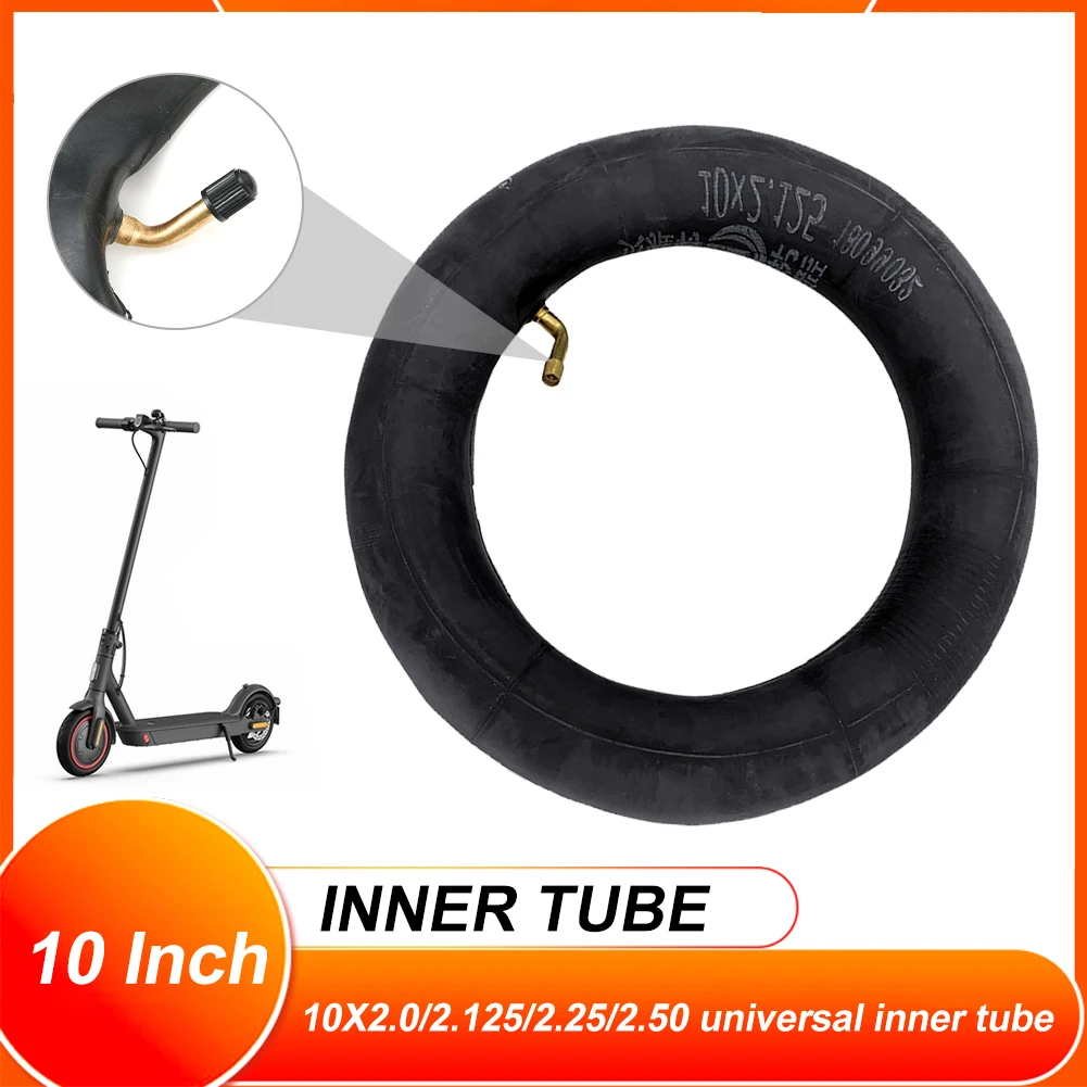 

10 Inch Electric Scooter Inner Tube Rubber 10X2/2.125/2.50 With Bent Valve For Gas Scooter Electric Scooter Tricycle Kids Bike