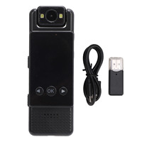 Body Worn Camera WiFi 1080P HD Night Vision Motion Detection Loop Recording Wearable Pocket Video Recorder with Back Clip