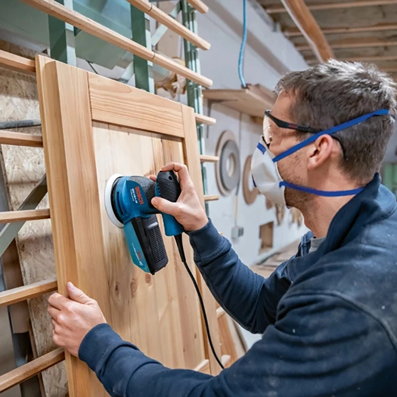 

BOSCH GEX 125-1AE 220V Random Orbit Sander 125mm Speed-adjustable Sanding Machine Disc Grinder Eccentric Sander Power Tool