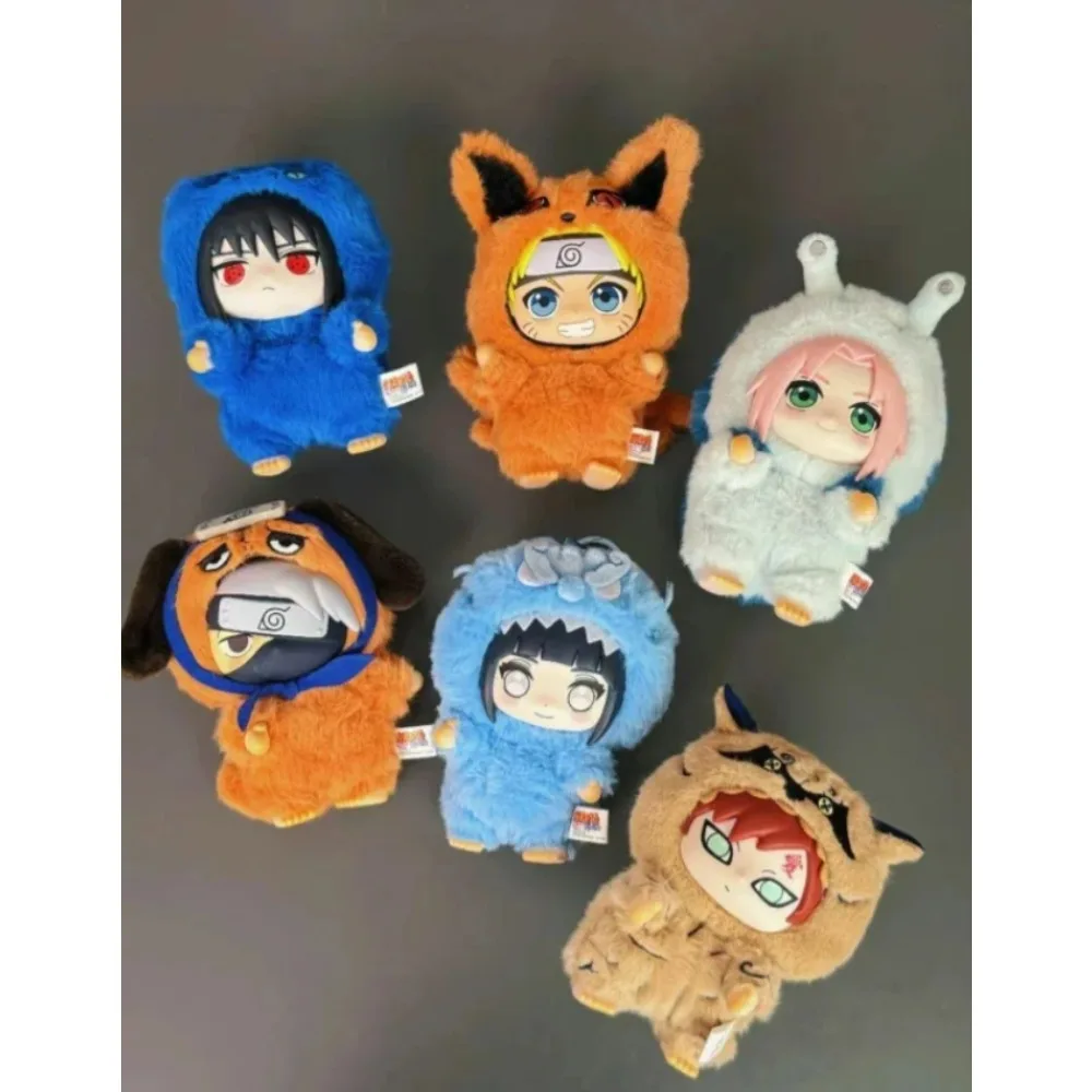 Caja ciega original MINISO Eaki Shippuden Ninja – Muñecas de peluche de la serie Beast Party | Juguetes de anime de sangre caliente, regalo perfecto para niños